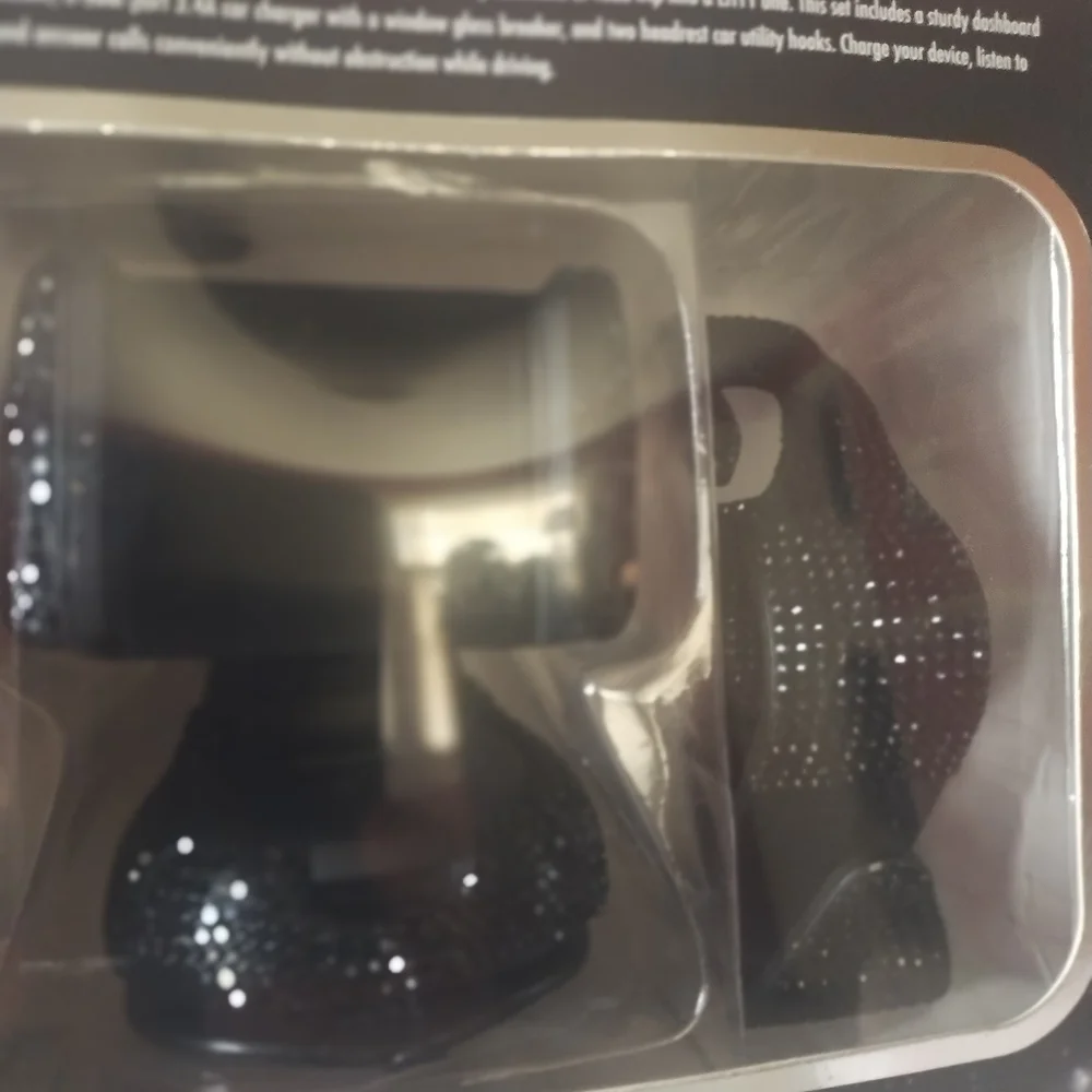 4itty Auto Black Car Mount Set